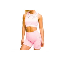 Bielizna sportowa damska - Biustonosz sportowy damski GymHero Venice Beach Top Short Bra - miniaturka - grafika 1