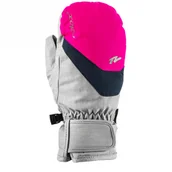 Rękawice narciarskie - Rękawice narciarskie Relax Quente Rozmiar rękawiczek: 4-6 / Kolor: szary/różówy - miniaturka - grafika 1