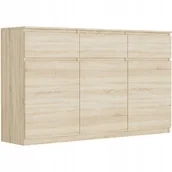 Komody - Komoda 98CM Szafka 3 Szuflady Sonoma S3 - miniaturka - grafika 1