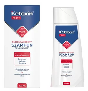 Ketoxin KETOXIN FORTE szampon przeciwłupieżowy 200ml - Szampony do włosów - miniaturka - grafika 1