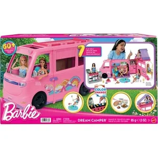Samochód Barbie Kamper Marzeń HRJ78 - Lalki dla dziewczynek - miniaturka - grafika 1