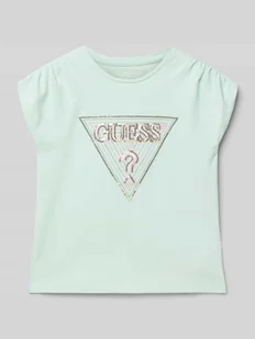 T-shirt z cekinowym obszyciem model ‘BATWING’ - Koszulki dla dziewczynek - miniaturka - grafika 1