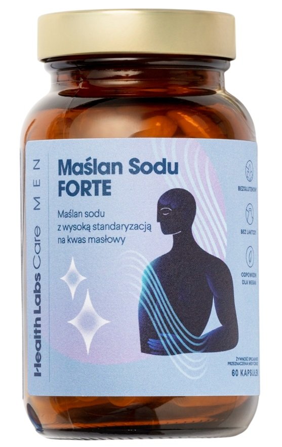 Heallth Labs Maślan Sodu Forte Men, kapsułki 60 szt.