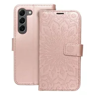 Etui i futerały do telefonów - OEM Kabura MEZZO Book do Samsung S23 mandala złoty róż - miniaturka - grafika 1