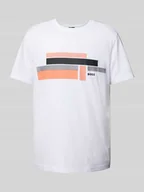 Koszulki męskie - T-shirt z nadrukiem z logo - miniaturka - grafika 1