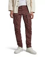 Spodenki męskie - G-STAR RAW Męskie spodnie Rovic Zip 3D Straight Tapered, brązowy (Brown Stone D387-c964), 34W / 36L - miniaturka - grafika 1