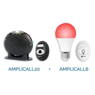 Żarówki samochodowe - Geemarc Telecom S.A Geemarc Telecom s.a call206 _ gra _ i amplicall Pack "20  6" wzmocniona-radiowy dzwonek do dodatków i dzwonek do drzwi z lampą błyskową telefonu i inteligentne żarówka CALL206_GRA_I - miniaturka - grafika 1