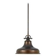 Lampy sufitowe - Elstead Lighting Emery 1Lt Medium Pendant Palladian Bronze QZ/EMERY/P/M PN Elstead lampa wisząca stylowa QZ/EMERY/P/M PN) - miniaturka - grafika 1