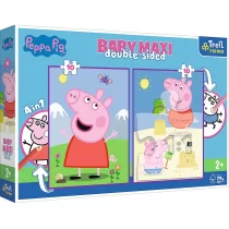 Puzzle dla dzieci Baby Maxi Double Sided - Pogodny dzień Peppy wiek 2+ - Puzzle - miniaturka - grafika 1