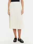 Spódnice - Tommy Hilfiger Spódnica plisowana WW0WW43886 Écru Regular Fit - miniaturka - grafika 1