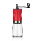 Młynki do kawy - Banquet Młynek do kawy CULINARIA, 19 cm,  czerwony - miniaturka - grafika 1