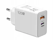 Ładowarki do telefonów - Mocna Szybka Ładowarka Sieciowa 120W Telefonu Turbo Uniwersalna - miniaturka - grafika 1