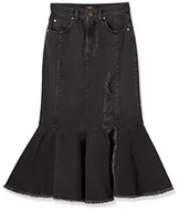 Spódnice - Pinko Spódnica damska, I90_dark Grey, 38 - miniaturka - grafika 1