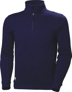 Helly Hansen Sweater HELLY HANSEN Manchester Half Zip Sweatshirt, blue 2XL - Bluzy męskie - miniaturka - grafika 1