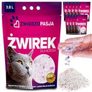 Żwirek dla kotów - Silikonowy żwirek dla kota ZWIERZOPASJA komplet 10 X 3,8 L - miniaturka - grafika 1