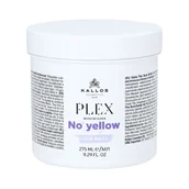 Maski do włosów - KALLOS PLEX NO YELLOW Maska do włosów blond z kompleksem protein roślinnych i peptydów 275ml - miniaturka - grafika 1