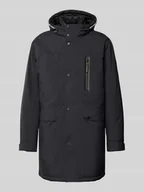 Kurtki męskie - Parka z kieszeniami z patką model ‘Parka Hood clean’ - miniaturka - grafika 1