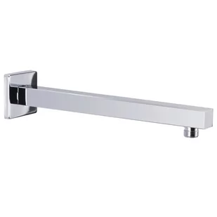 VidaXL Ramię do deszczownicy, kwadratowe, stal 201, srebrne, 30 cm 147730 VidaXL - Akcesoria do armatury i ceramiki - miniaturka - grafika 1