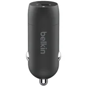 Ładowarki samochodowe - Belkin 20W PD Car Charger CCA003BTBK - miniaturka - grafika 1