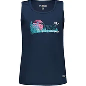 Koszulki i topy damskie - CMP Tank top dziecięcy niebieski 104 - miniaturka - grafika 1
