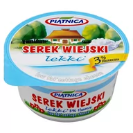 Sery - Piątnica Serek wiejski lekki 150 g - miniaturka - grafika 1