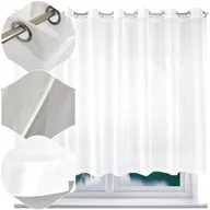 Firany - Firana gotowa na przelotkach 170x300 woal kółka firany gotowe z lamowka - miniaturka - grafika 1