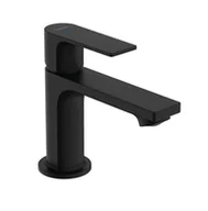 Zawory i kraniki - Hansgrohe Rebris E - Bateria umywalkowa, czarny mat 72506670 - miniaturka - grafika 1