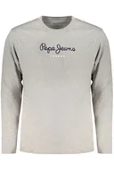Koszulki męskie - MĘSKA KOSZULKA Z KRÓTKIM RĘKAWEM PEPE JEANS SZARY - miniaturka - grafika 1