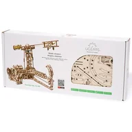Modele do sklejania - UGEARS 3D puzzle puzzle puzzle drewniane modelarstwo zestaw do zabawy wiatrak i wiatrak Aviator - DIY Puzzle zabawka edukacyjna - ekologiczne drewno zestaw do budowy modelu - dla dorosłych i dzieci, A - miniaturka - grafika 1