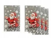 Akcesoria do pakowania - Świąteczne torebki, worki celofanowe Mikołaj 30/50 25sztuk - miniaturka - grafika 1