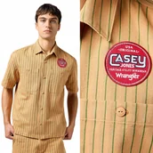 Koszule męskie - Wrangler CASEY JONES MECHANIC SHIRT bawełniana koszula krótki rękaw S - miniaturka - grafika 1