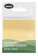 Przybory szkolne - KARTECZKI SAMOPRZYLEPNE 76X76MM 80SZT ECO - miniaturka - grafika 1