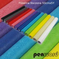 Akcesoria i części do maszyn do szycia - Polsirhurt Flizelina tłoczona 50cm mix kolorów (towar wybierany losowo) - miniaturka - grafika 1