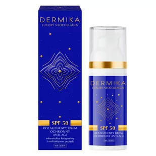 Dermika Luxury Neocollagen Kolagenowy krem ochronny anti-age SPF50 na dzień 50ml - Kremy do twarzy - miniaturka - grafika 1