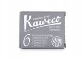 Naboje i atramenty - Naboje Kaweco Smokey Grey szare - miniaturka - grafika 1