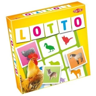 Tactic LOTTO - ZWIERZĘTA Z FARMY 40396 - Gry planszowe - miniaturka - grafika 1