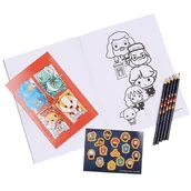 Kolorowanki, wyklejanki - Harry Potter Zestaw Papeterii Do Kolorowania/Kolorowanki, Naklejki + Kredki Uniwersalny - miniaturka - grafika 1