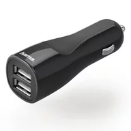 Ładowarki samochodowe - Hama Ładowarka samochodowa USB 2xUSB 12V 4.8A czarna 173609 - miniaturka - grafika 1