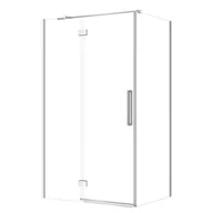Kabiny prysznicowe - Kabina prysznicowa Cersanit Crea 120x90x200 prostokątna lewa chrom transparentne S601-207 - miniaturka - grafika 1