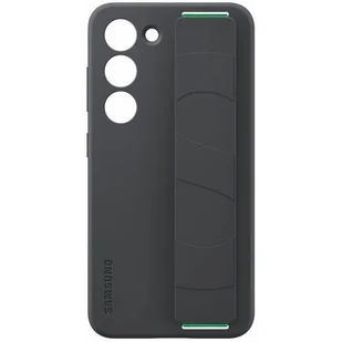 Samsung Etui Silicone Grip Cover do Galaxy S23 EF-GS911TBEGWW Czarny - Etui i futerały do telefonów - miniaturka - grafika 1
