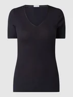 Koszulki i topy damskie - T-shirt z bawełny model ‘Cotton Seamless’ - miniaturka - grafika 1