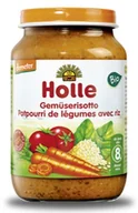 Dania dla dzieci - Holle 8 mc RISOTTO WARZYWNE BEZGLUTENOWE BIO 220 g po 8 miesiącu - miniaturka - grafika 1
