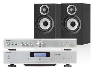 Rotel A10 MKII (srebrny) + CD11 Tribute + 607 S3 (czarny) - Zestawy stereo - miniaturka - grafika 1