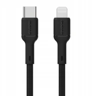 Kable USB - Kabel Dudao L9X 30W USB-C - Lightning 2m - czarny - miniaturka - grafika 1