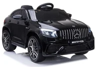 Pojazdy elektryczne dla dzieci - LEAN CARS Auto na akumulator Mercedes QLS-5688 Czarny Lakier 4x4 5573 - miniaturka - grafika 1