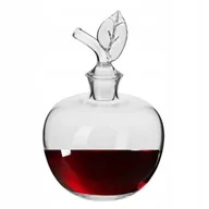 Karafki - Karafka do nalewek whisky w kształcie jabłka KROSNO Vintage 1000ml - miniaturka - grafika 1