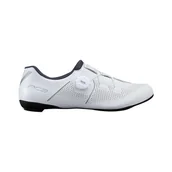 Buty rowerowe - SHIMANO Buty rowerowe szosowe męskie SH-RC302 białe - miniaturka - grafika 1