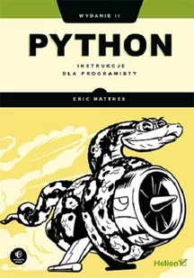 Python. Instrukcje dla programisty - Książki o programowaniu - miniaturka - grafika 1