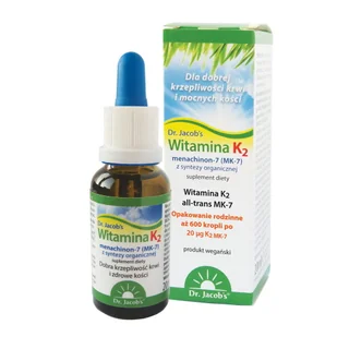 DR JACOBS Witamina K2MK7 20 ml - Witaminy i minerały - miniaturka - grafika 2