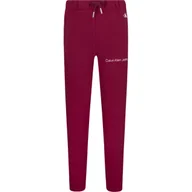Spodnie sportowe damskie - CALVIN KLEIN JEANS Spodnie dresowe | Regular Fit - miniaturka - grafika 1